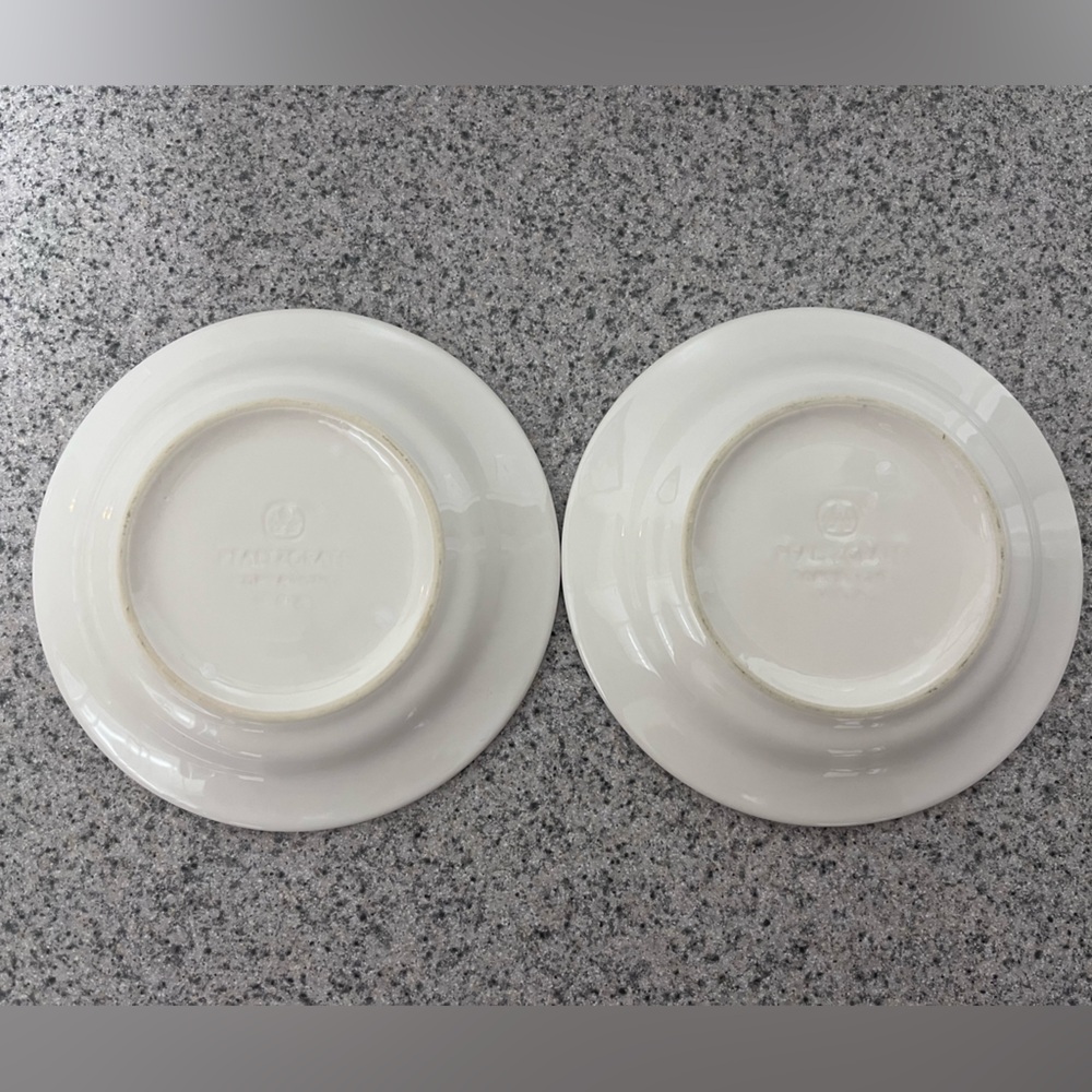 Pfaltzgraff Acadia Pattern White Cup and Saucer Sets - Picture 5 of 16